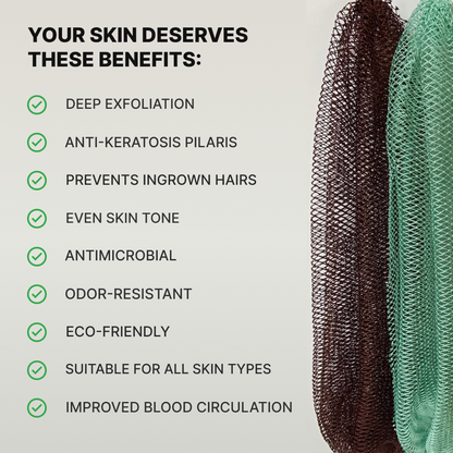 ZuriScrub™ Authentic African Exfoliating Net Sponge